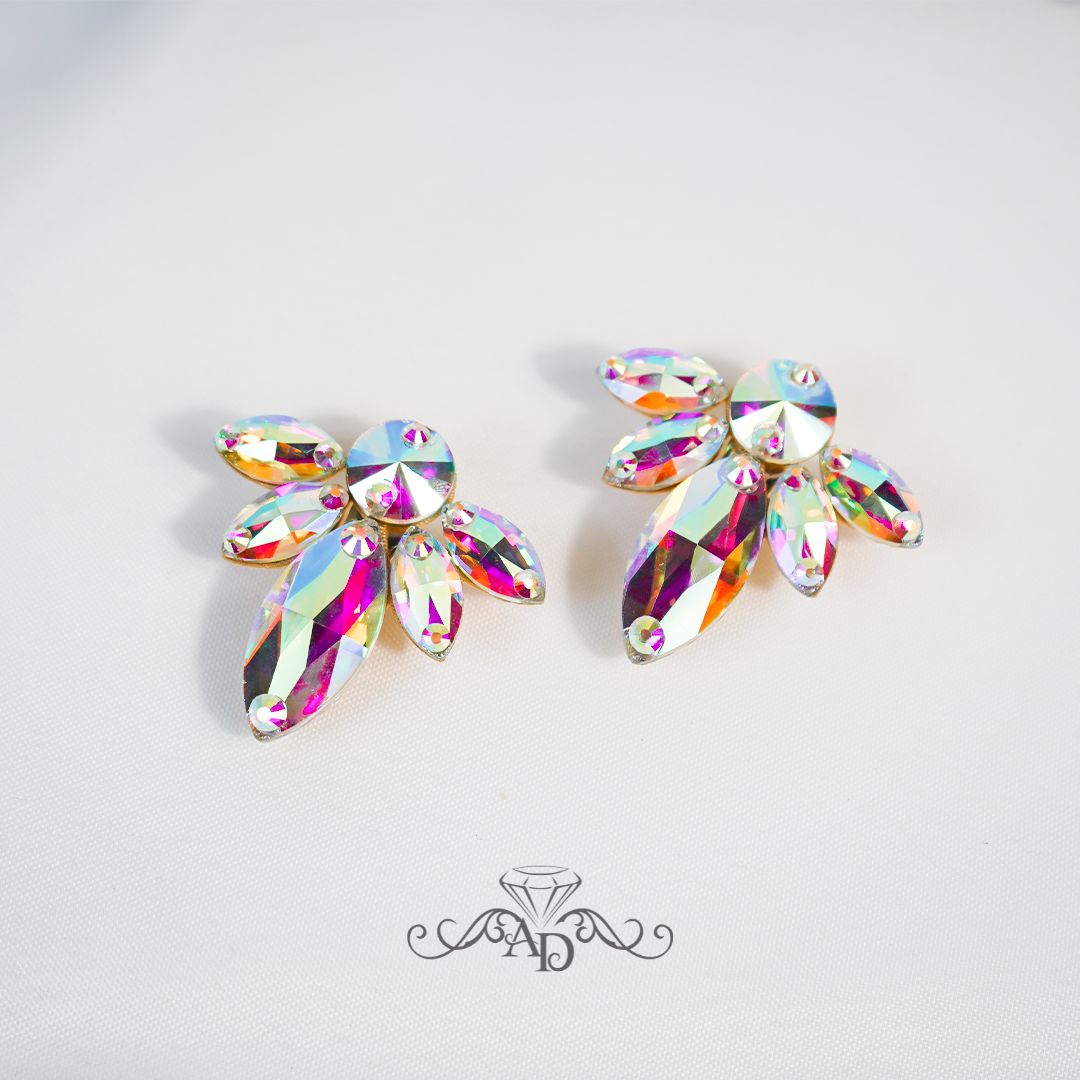 Stage clip on earrings