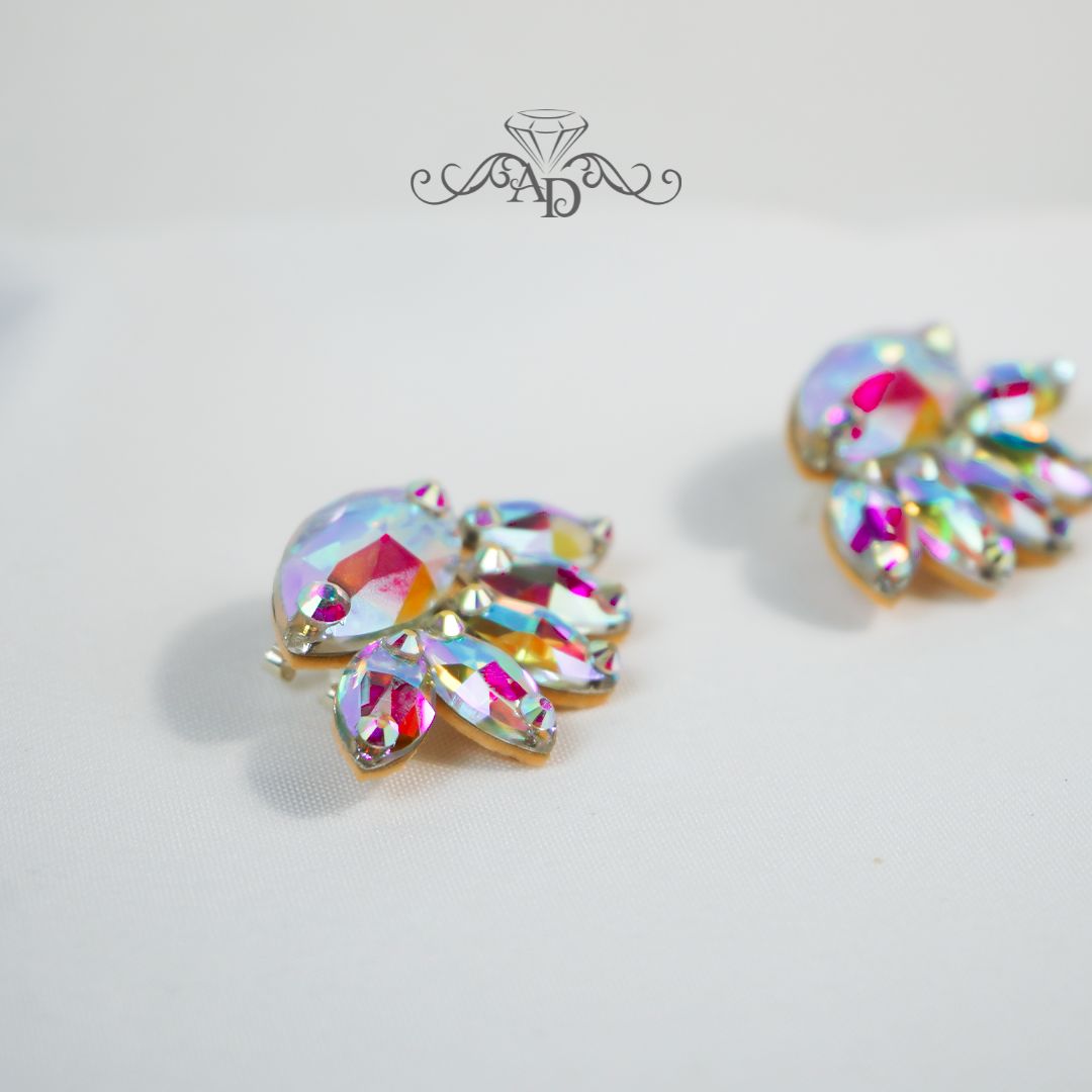 Show dance clip on earrings