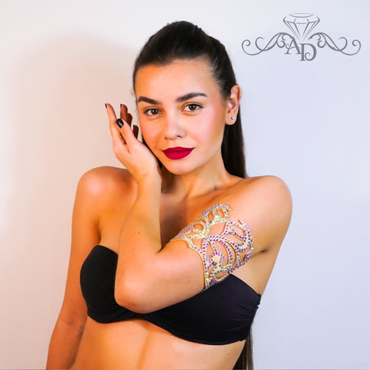 Performance Rhinestone Arm Cuff - Vanessa