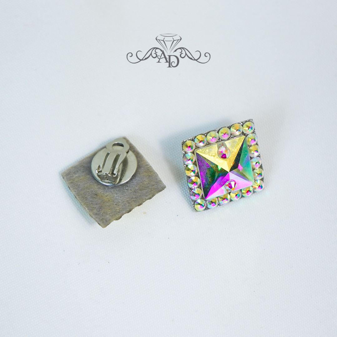 Crystal stud earrings