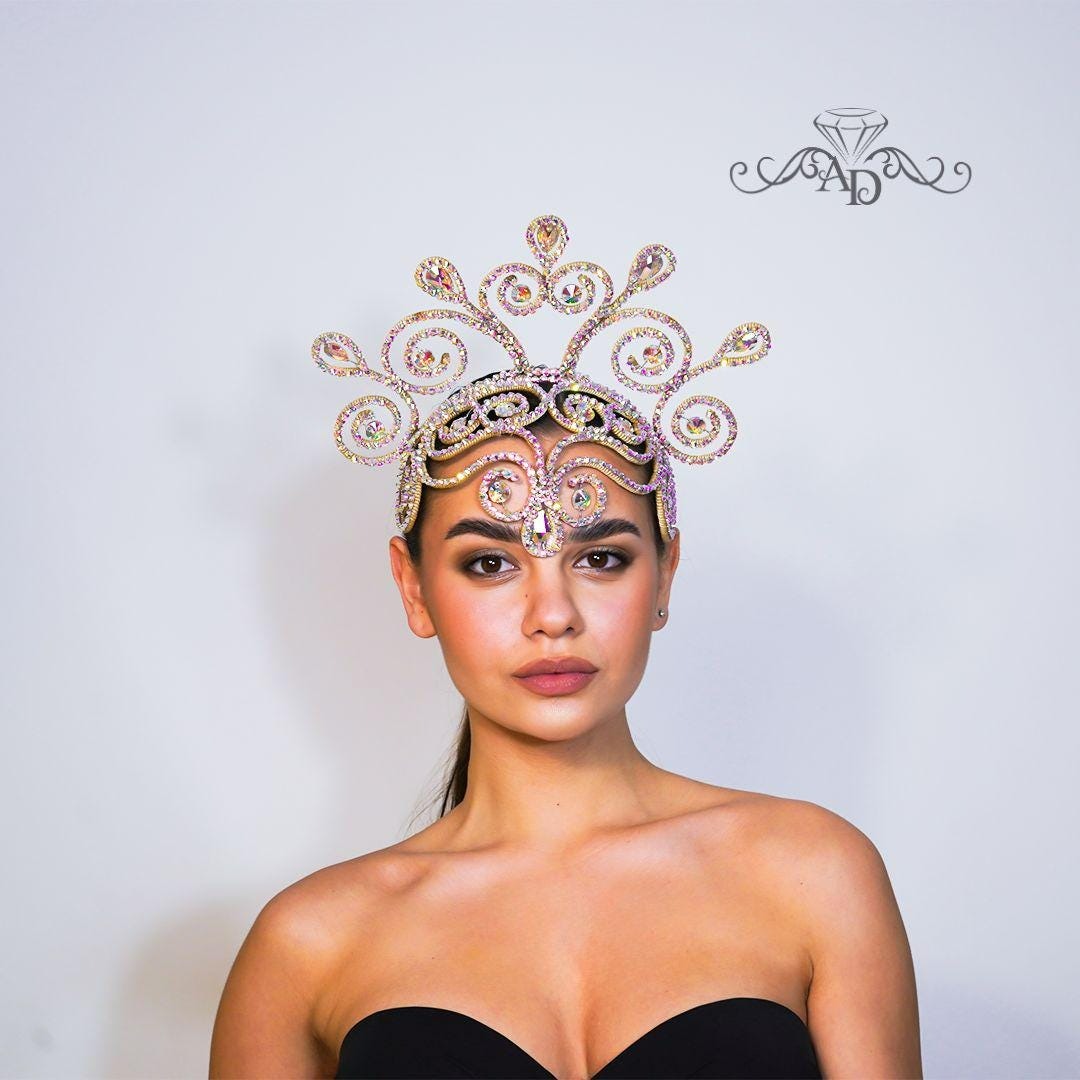 Handcrafted Wire Crown for Stage Shows - Dominica