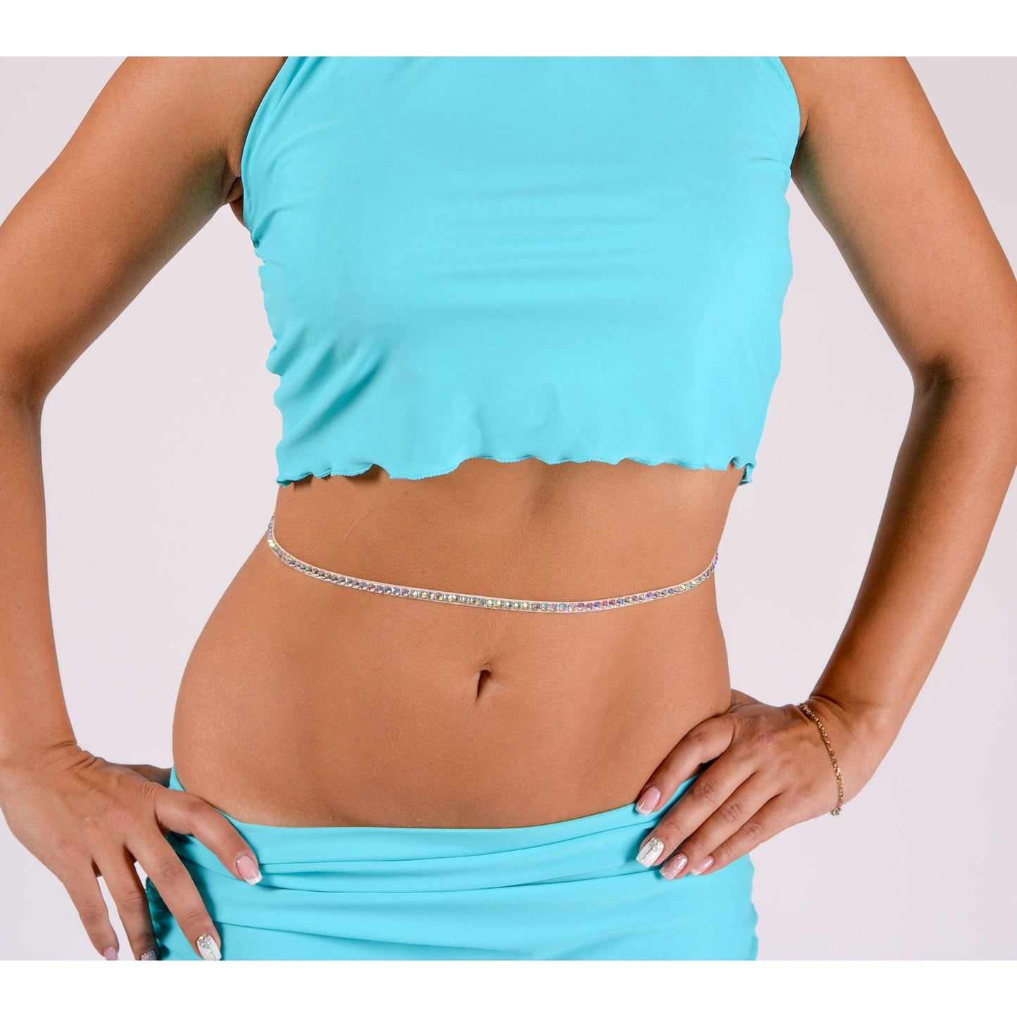 Rhinestone Belly Dance Belt