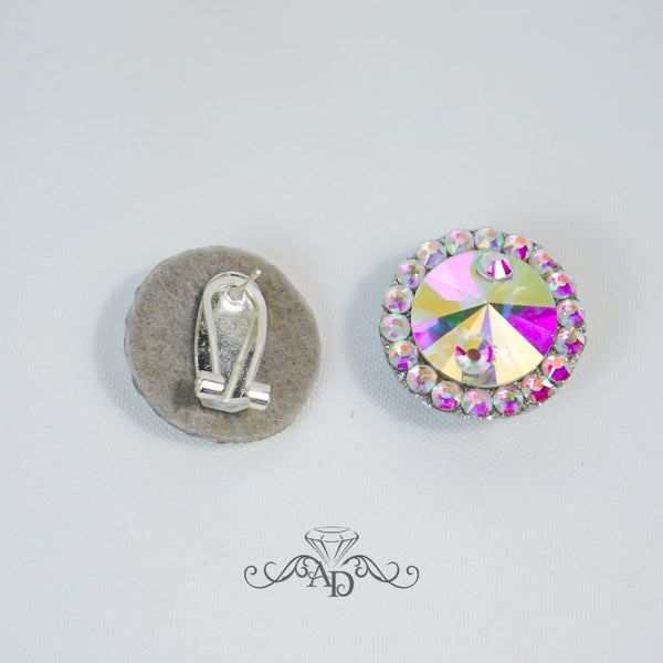 Ballroom stud earrings