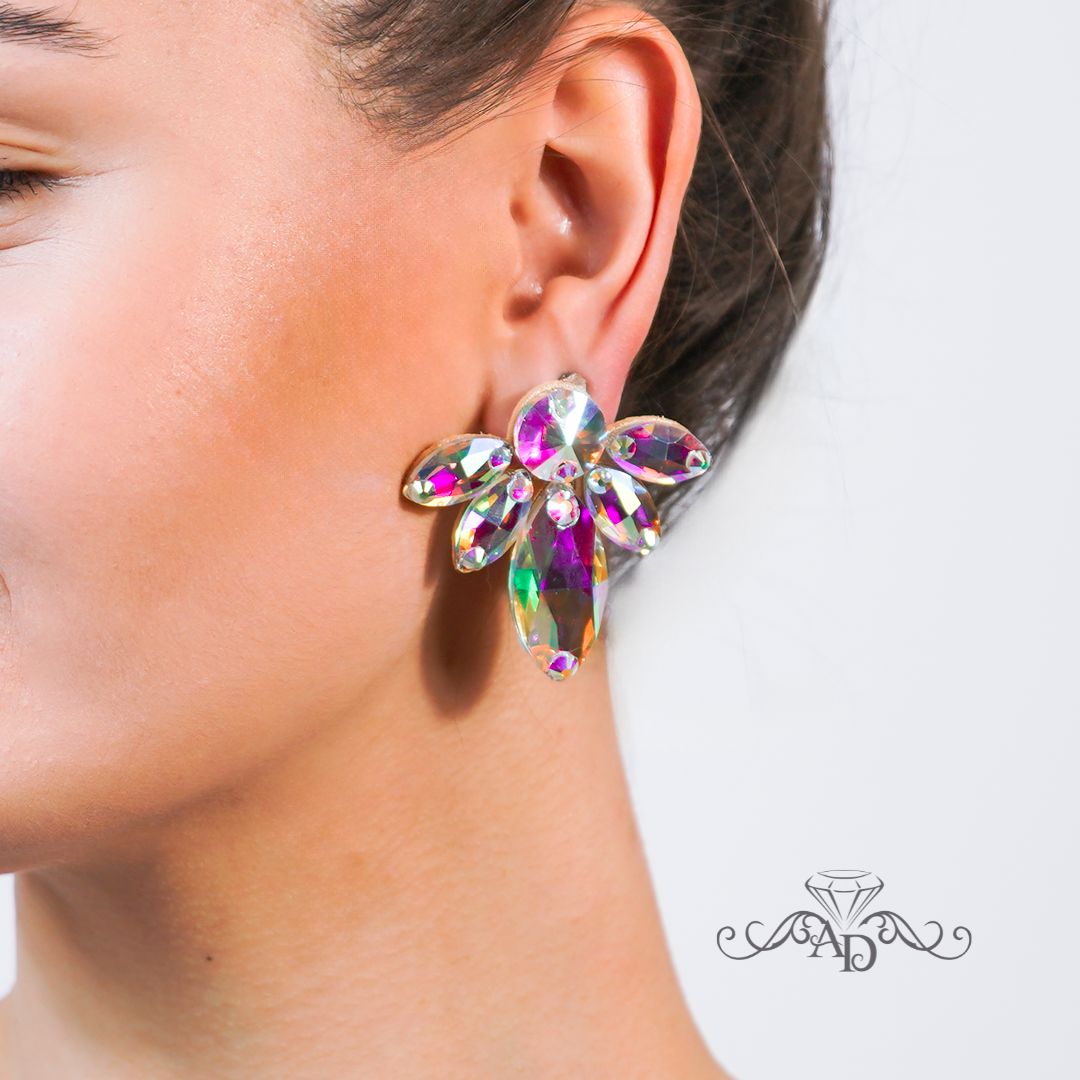 Stage clip on earrings