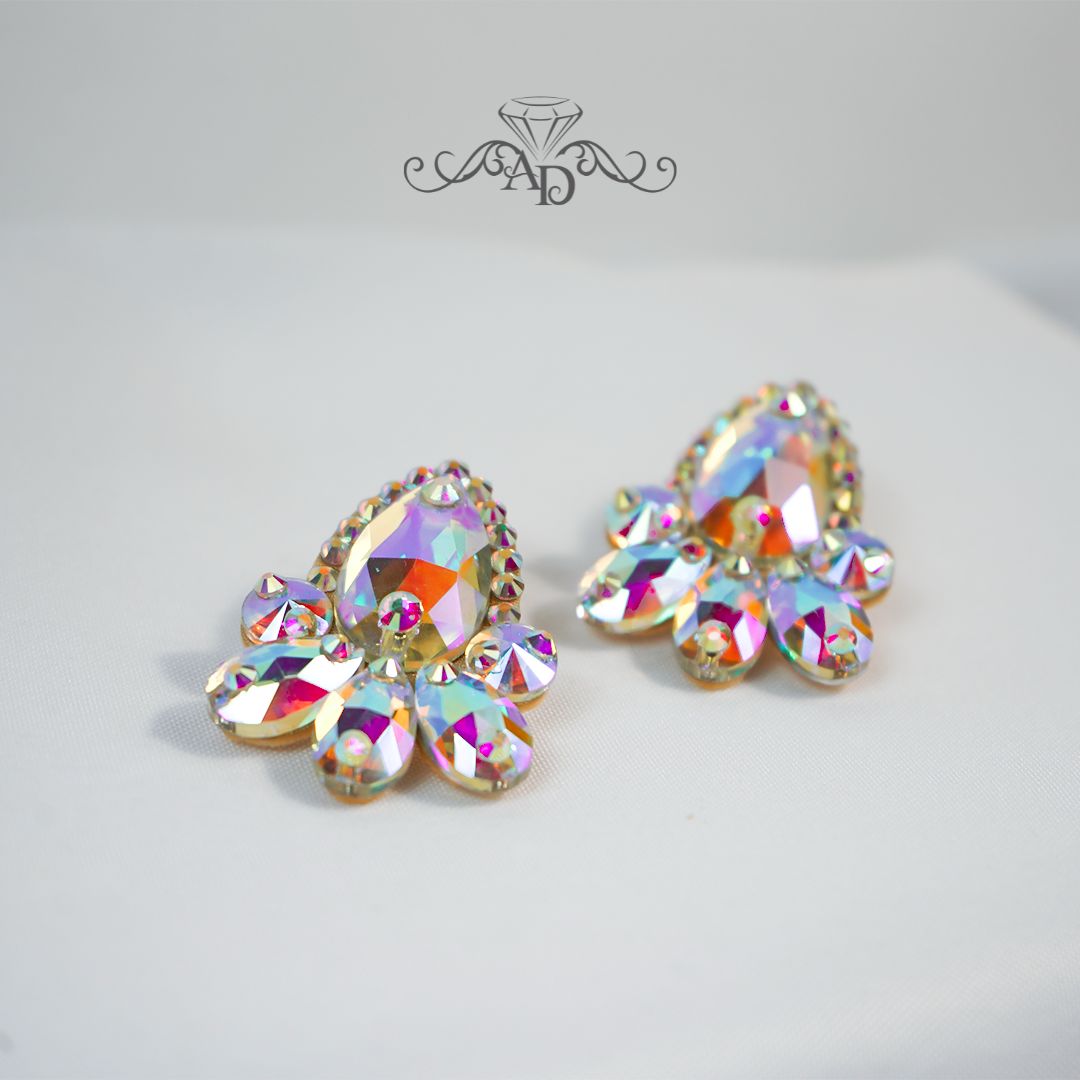Dance clip on earrings