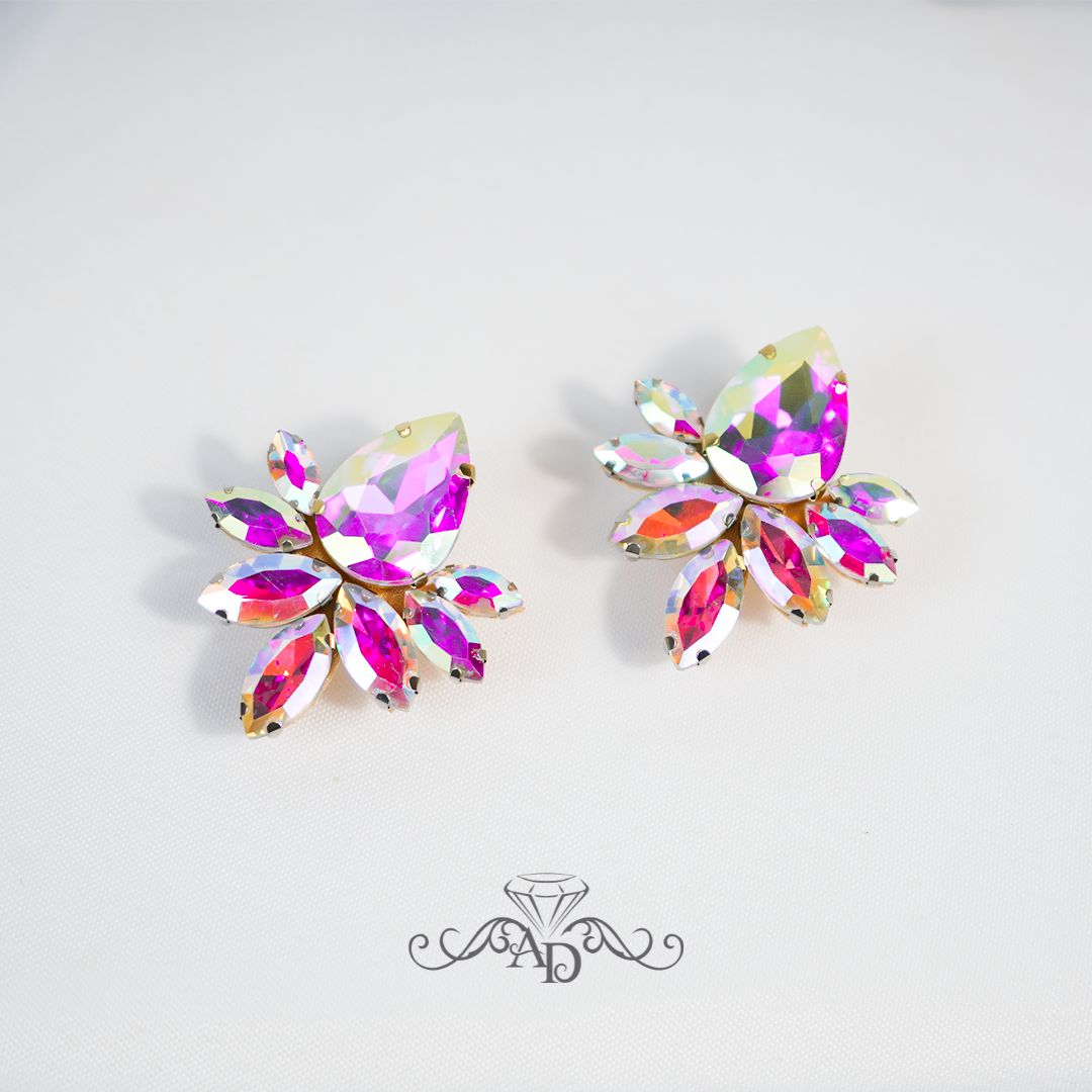 Latin dance stud earrings