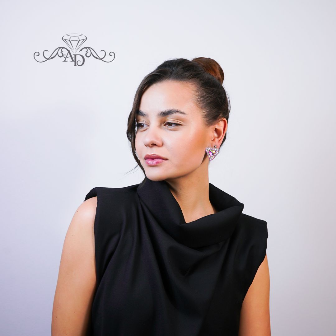 Latin dance clip on earrings