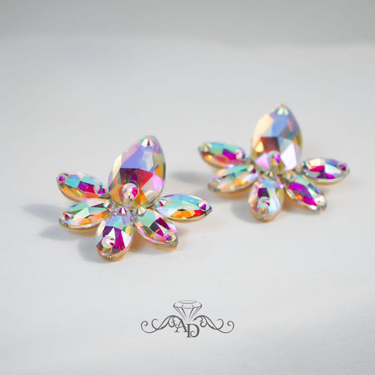 Ballroom clip on earrings