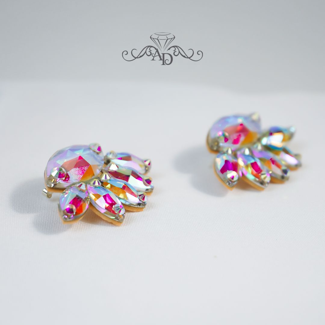 Show dance clip on earrings