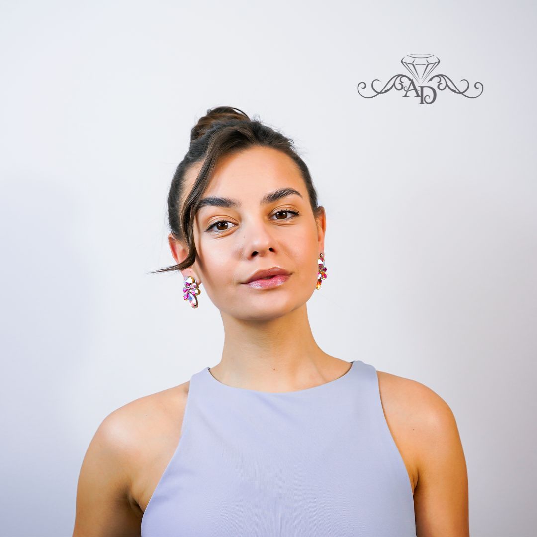 Ballroom stud earrings