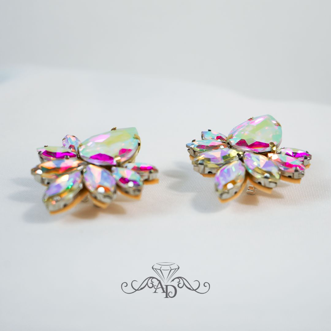 Latin dance stud earrings