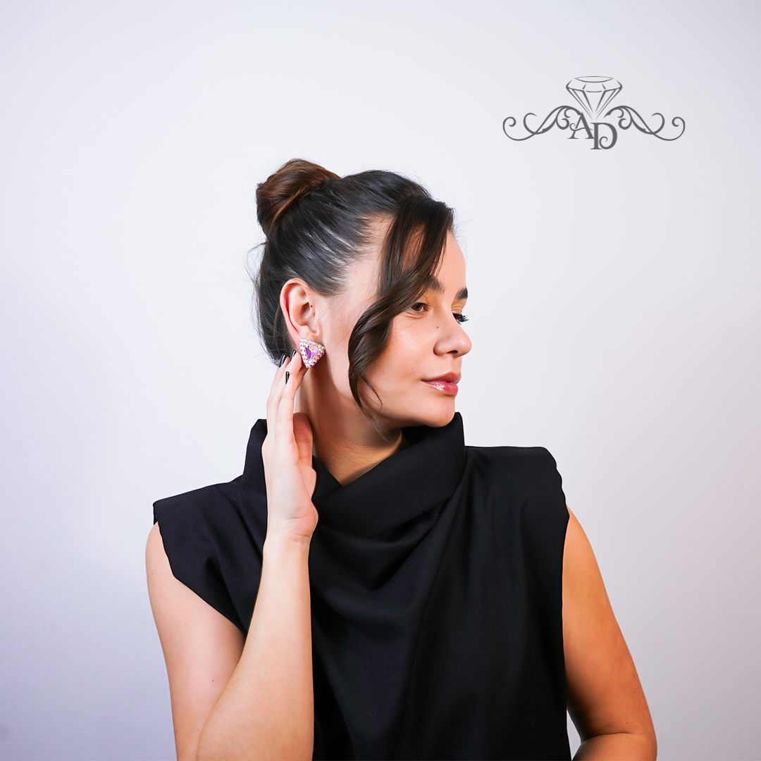 Latin dance clip on earrings