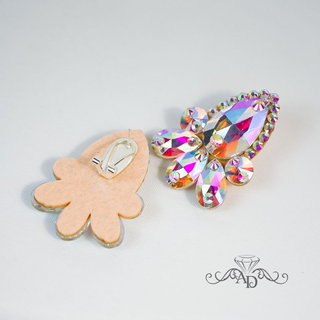 Dance clip on earrings