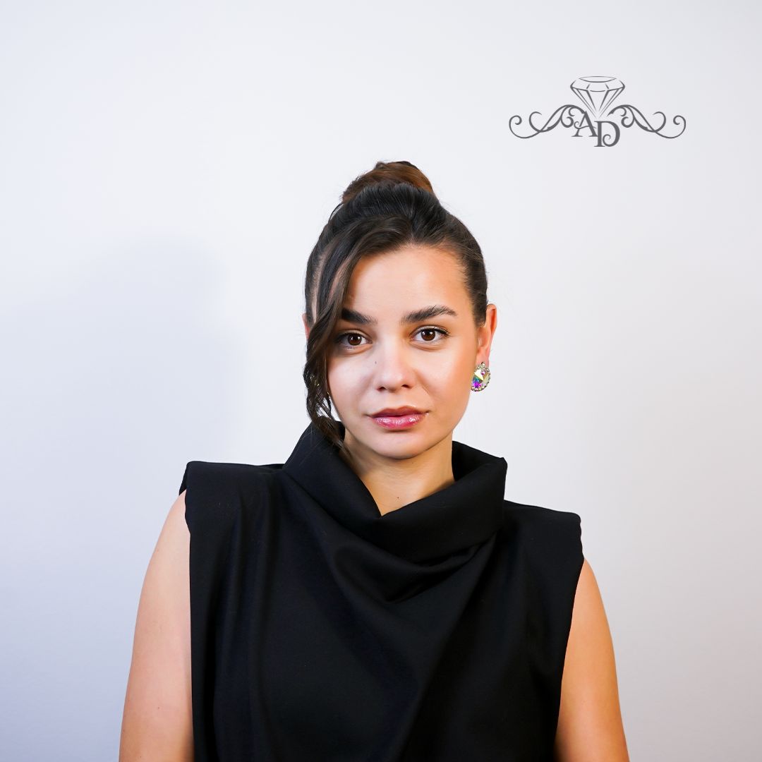Ballroom stud earrings