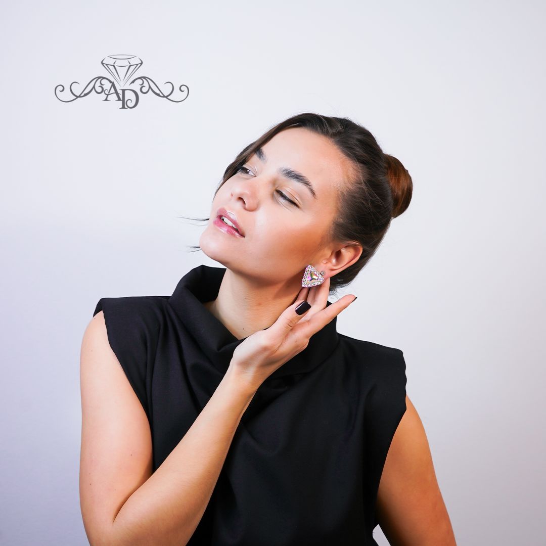 Latin dance clip on earrings