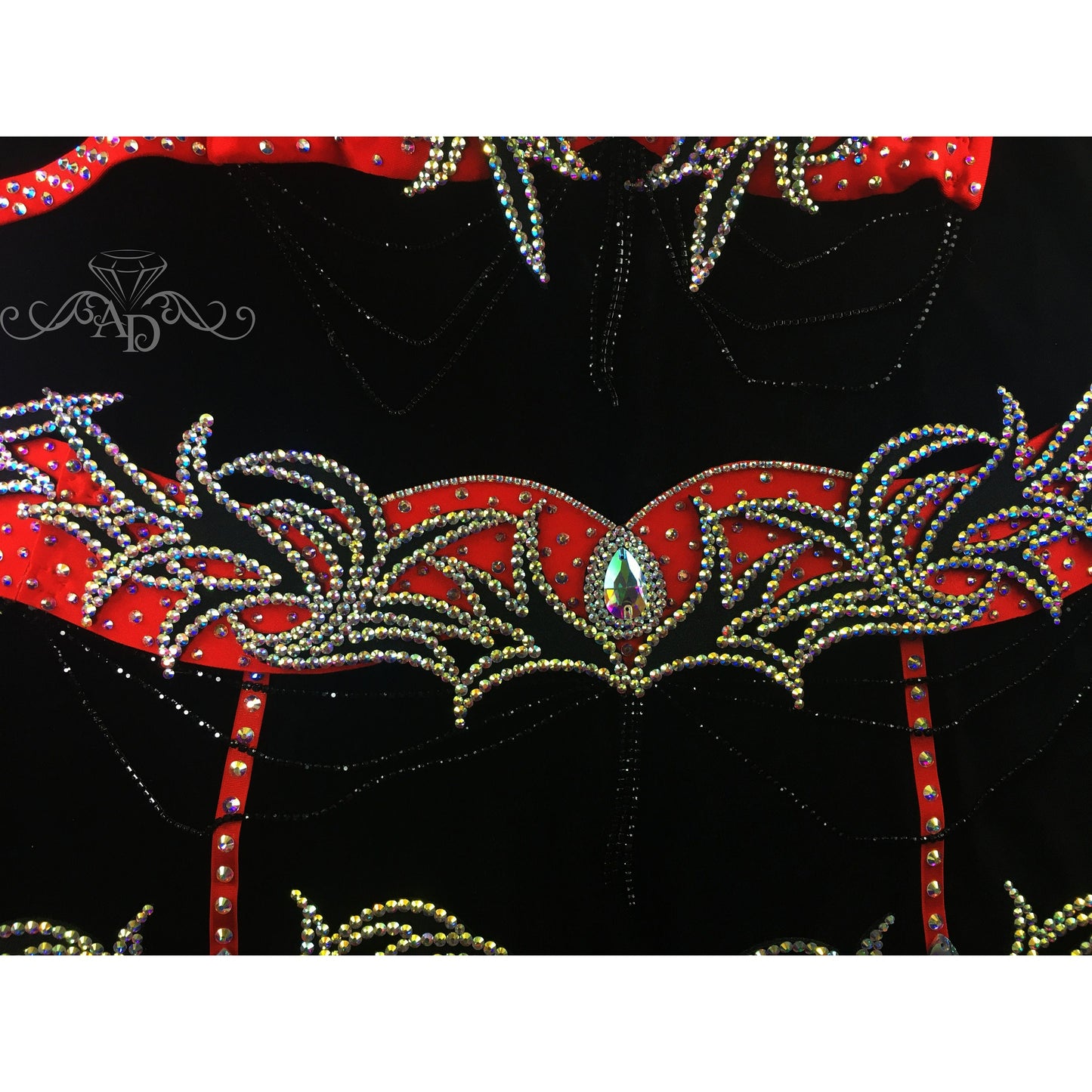 Custom Red Flame Belly Dance Costume – Fire Goddess