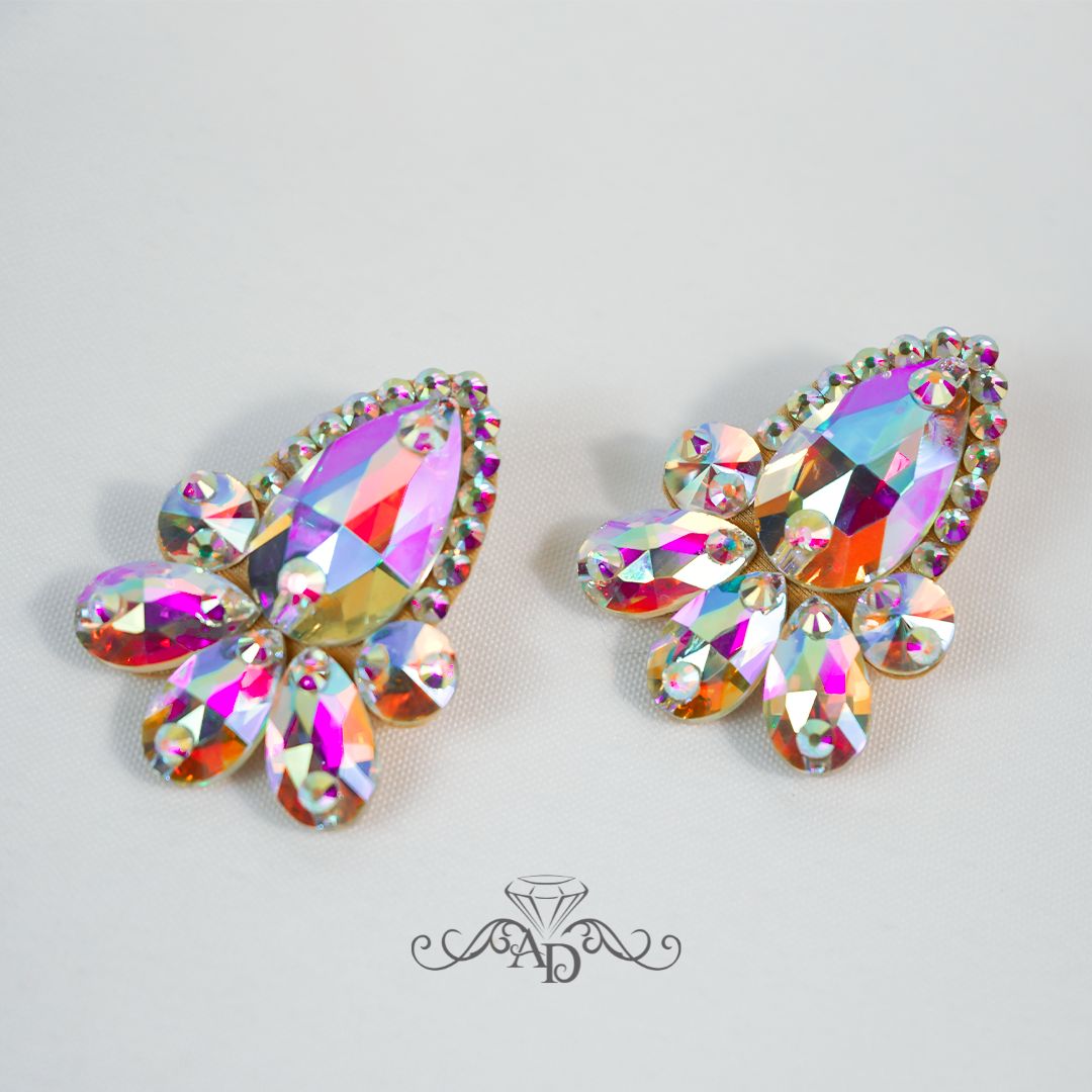 Dance clip on earrings