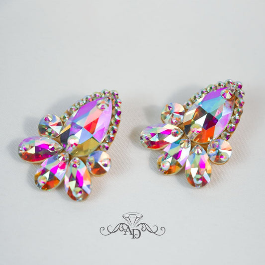 Dance clip on earrings