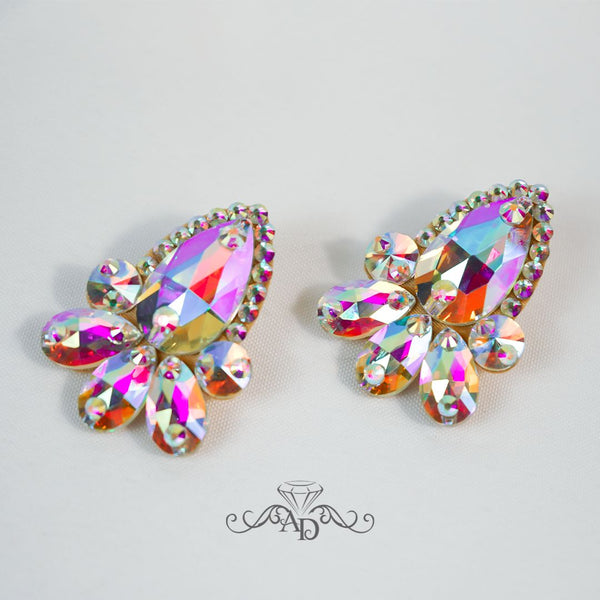 Dance clip on earrings