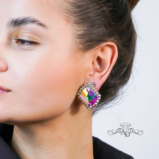 Dancer's clip on earrings