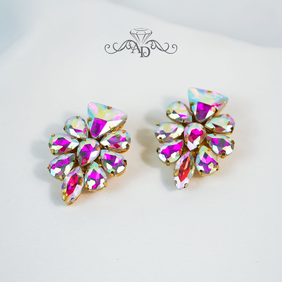 Show dance stud earrings