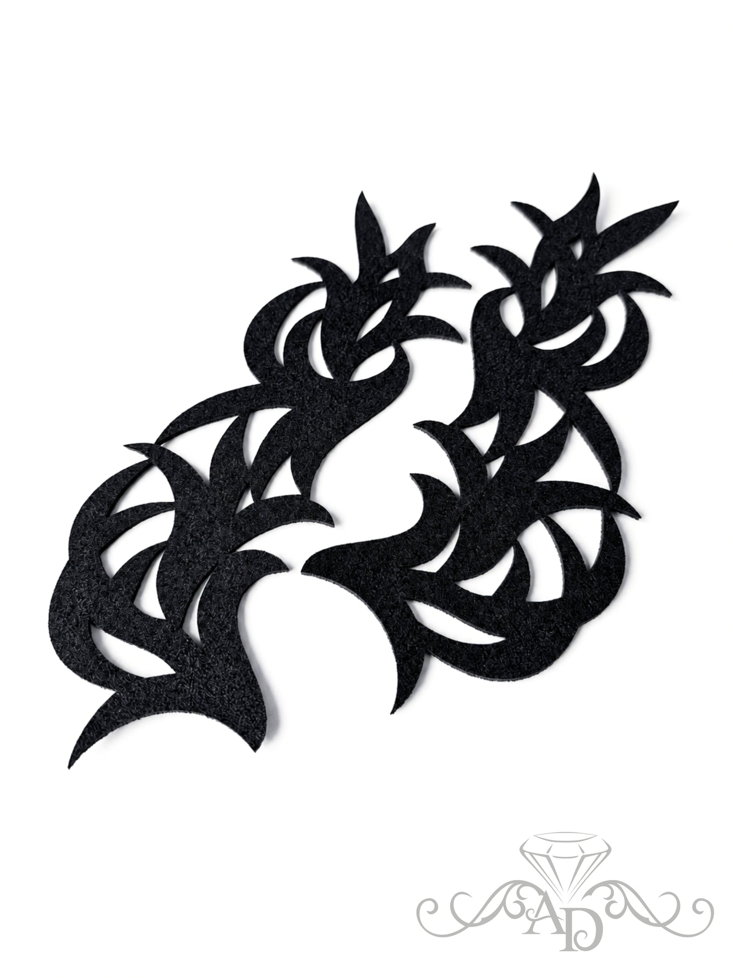 Set of 6 Felt Appliques - Dance Costume Elements