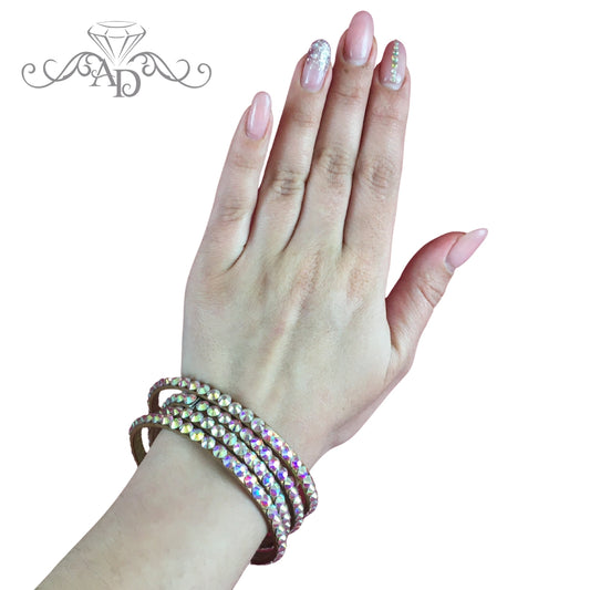 Rhinestone Wrist Cuff for Dancers