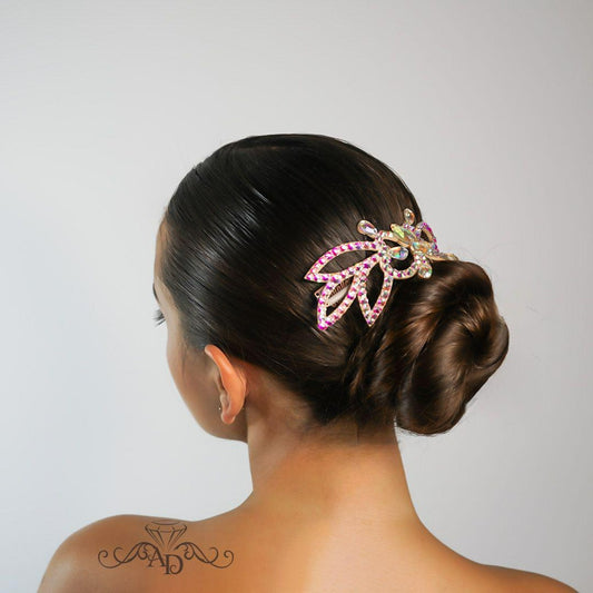 Show-Ready Dance Hairpiece - Paloma