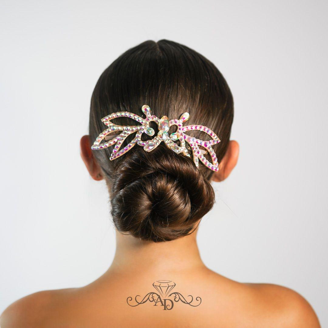Show-Ready Dance Hairpiece - Paloma