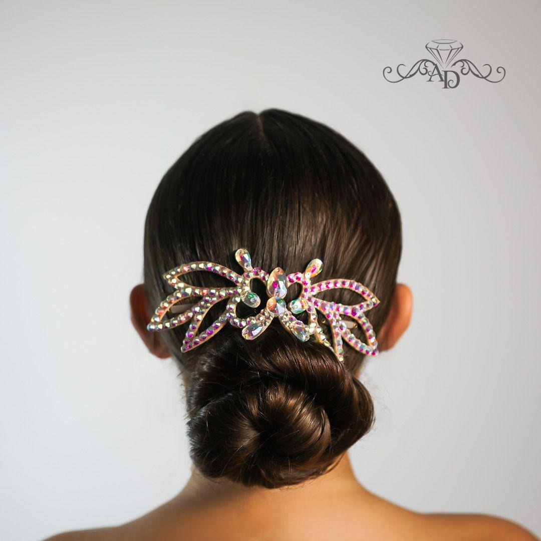 Show-Ready Dance Hairpiece - Paloma