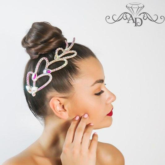 Rhinestone Dance Hairpiece - Gisele