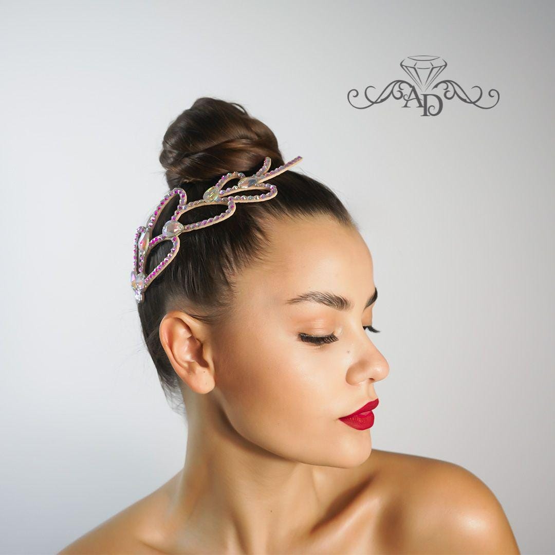 Rhinestone Dance Hairpiece - Gisele