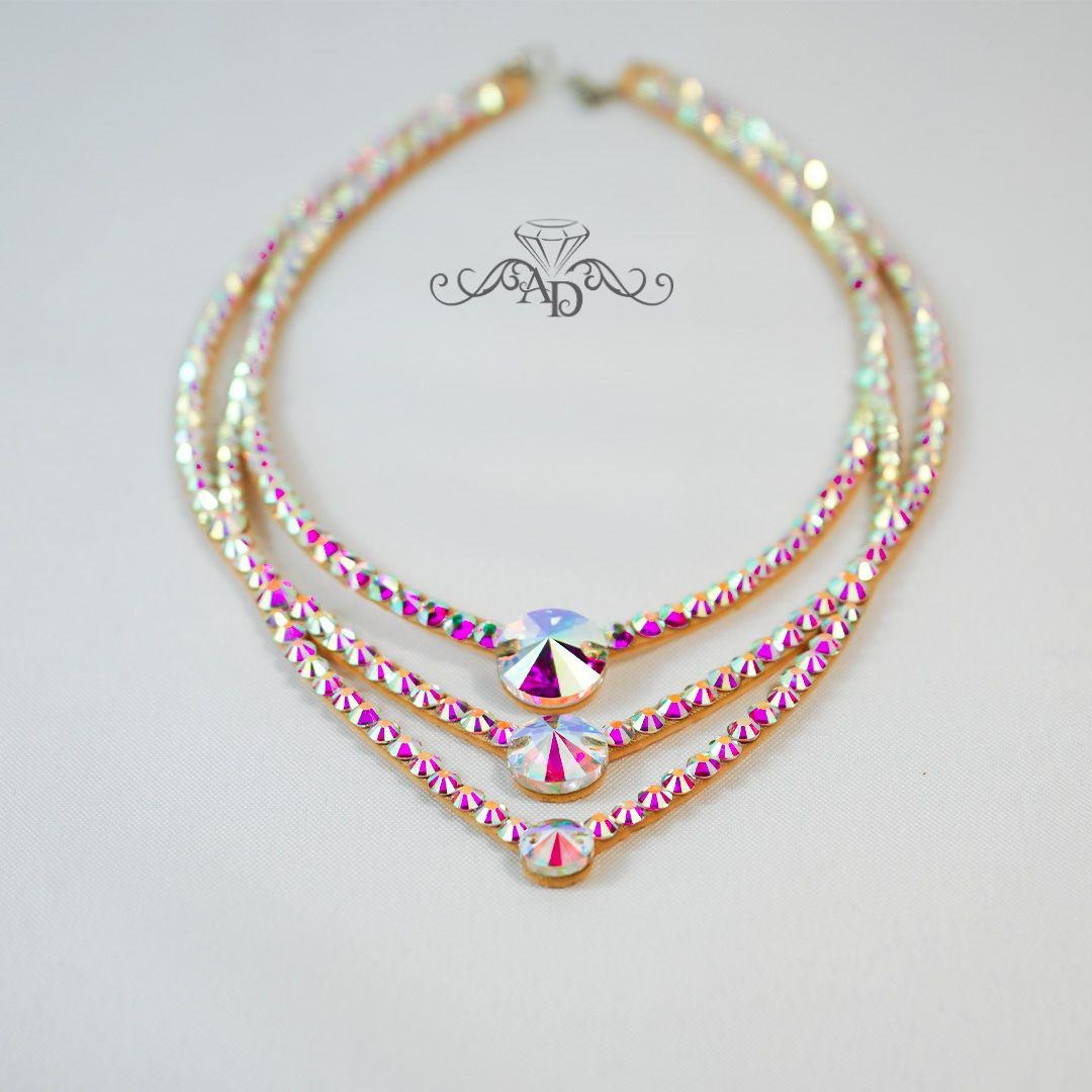Unique Rhinestone Neckpiece - Zarina