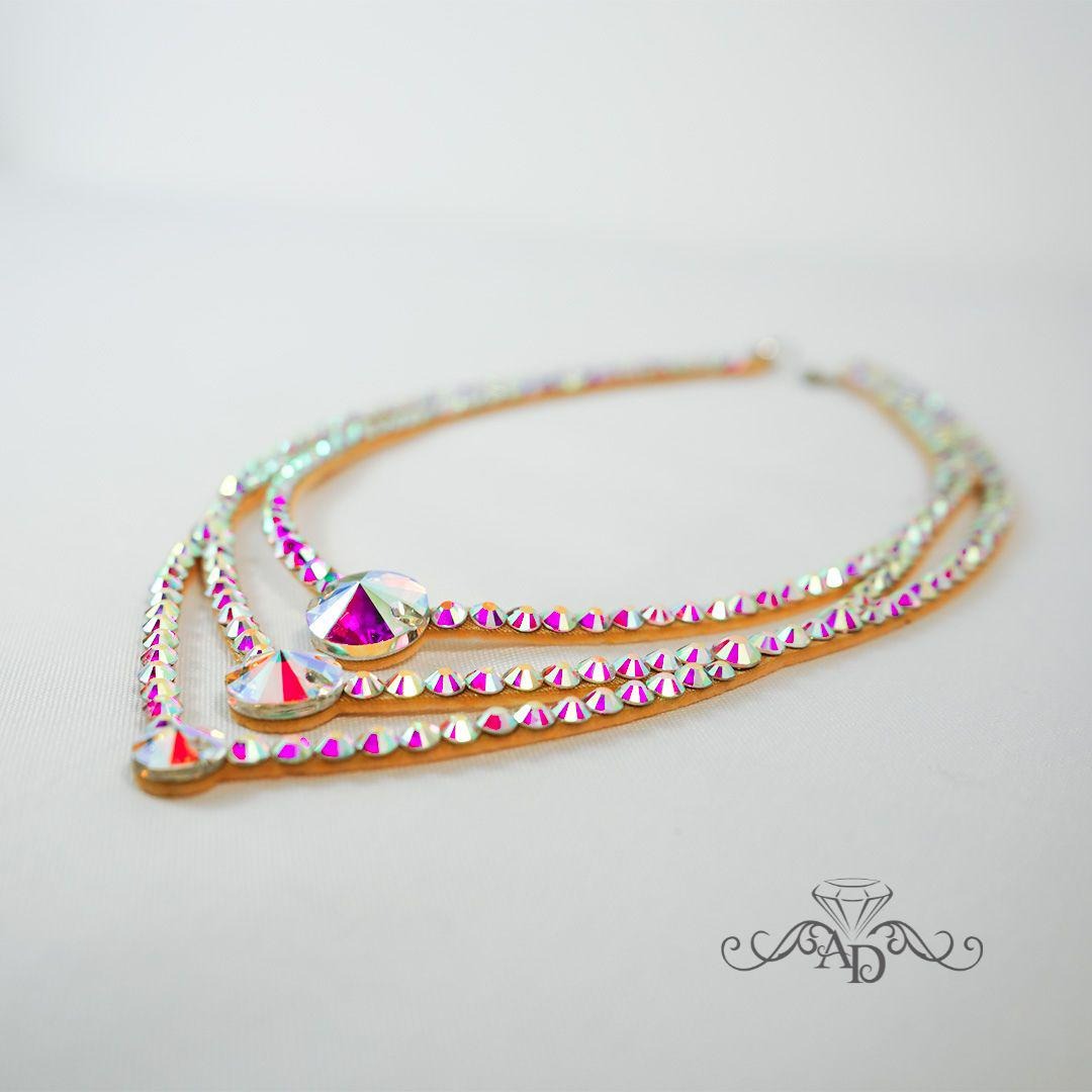 Unique Rhinestone Neckpiece - Zarina
