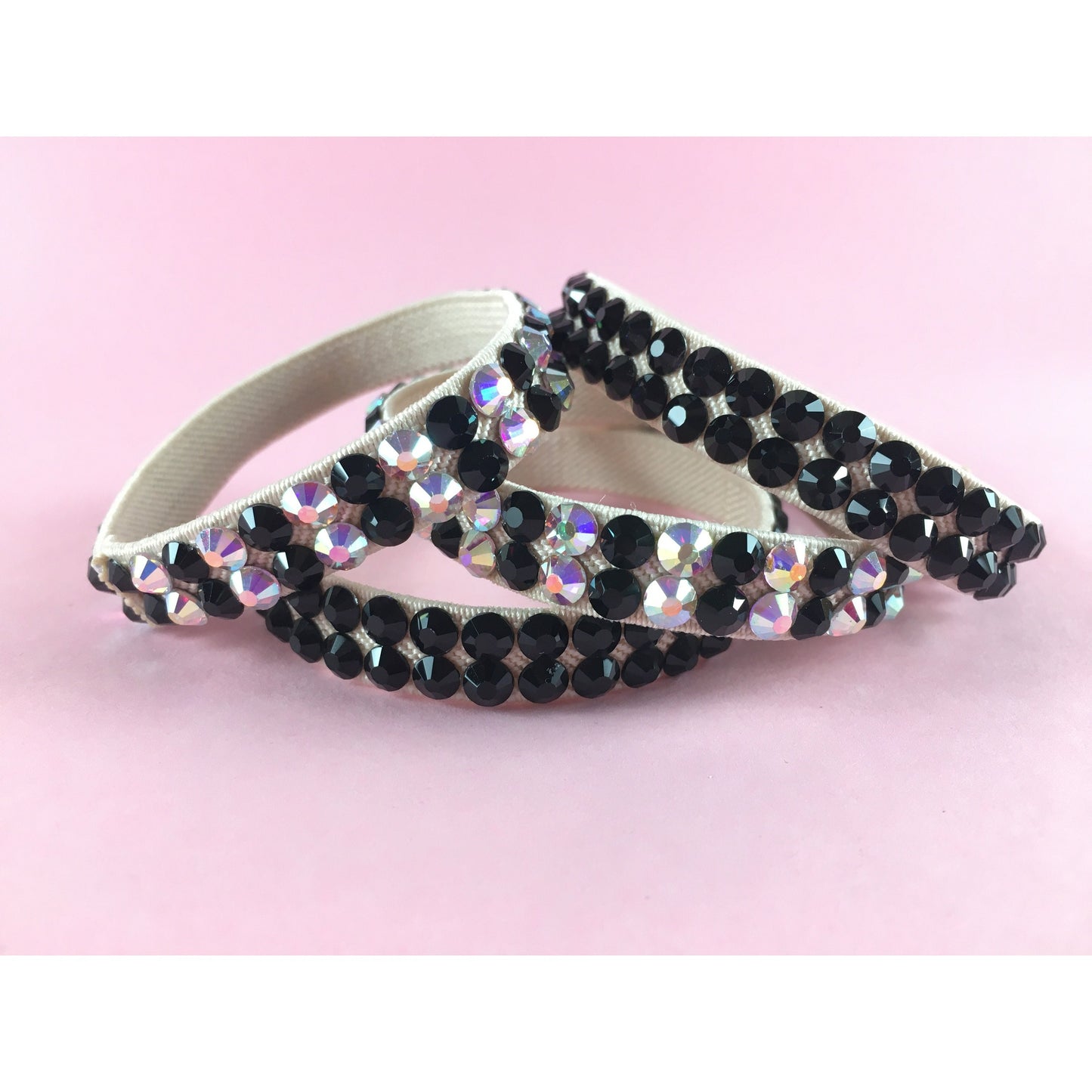 Elastic Rhinestone Wrist Cuff