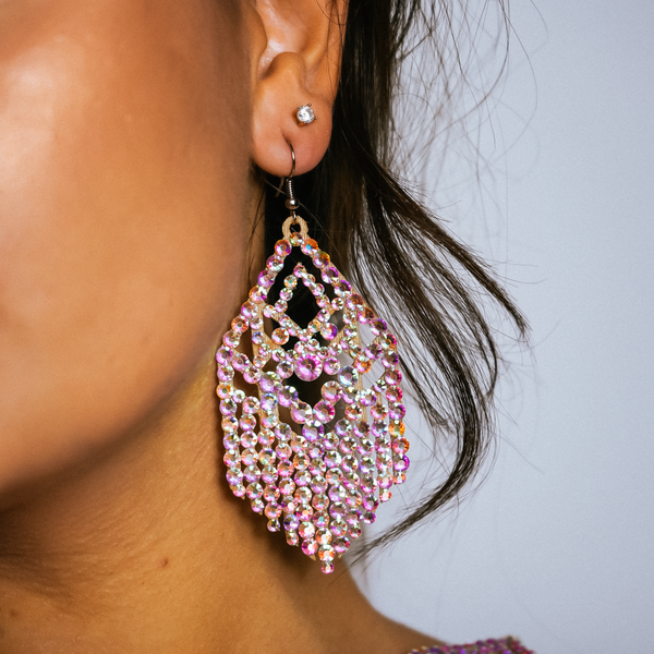 Competition-Ready Sparkle Earrings - Ember