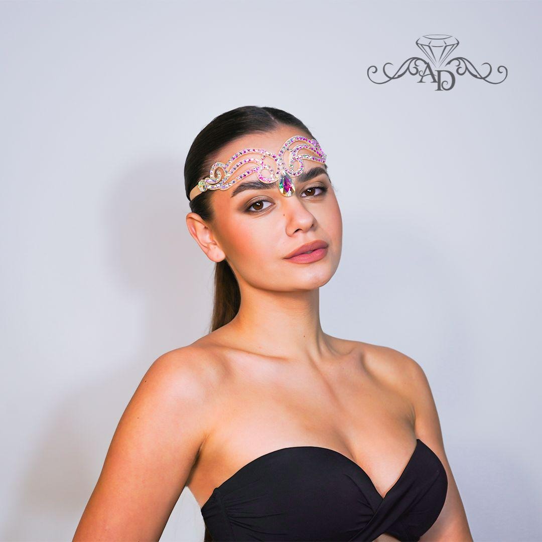 Crystal Forehead Headpiece – Sherry