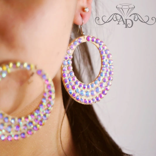 Crystal Earrings for Shows - Avery