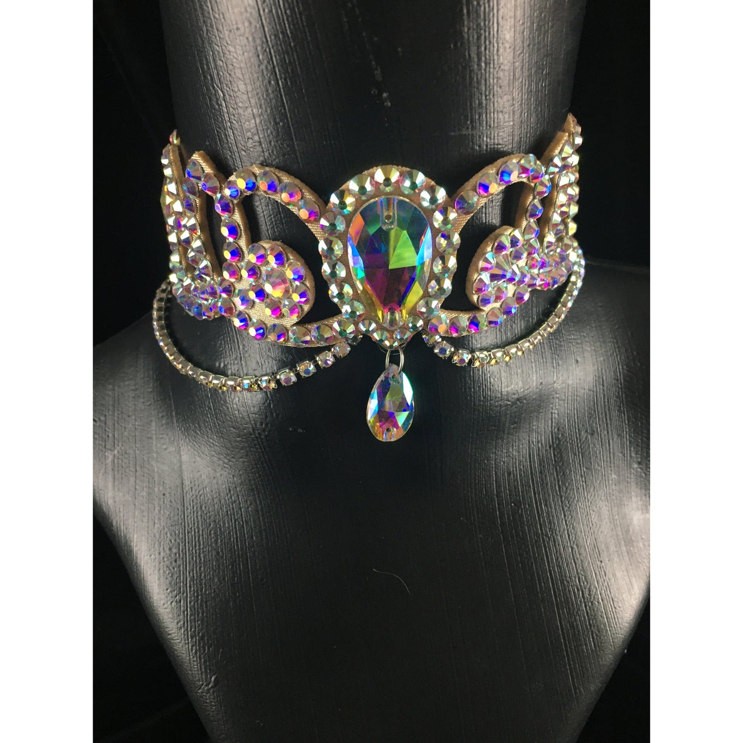 Handmade Rhinestone Choker - Hayal