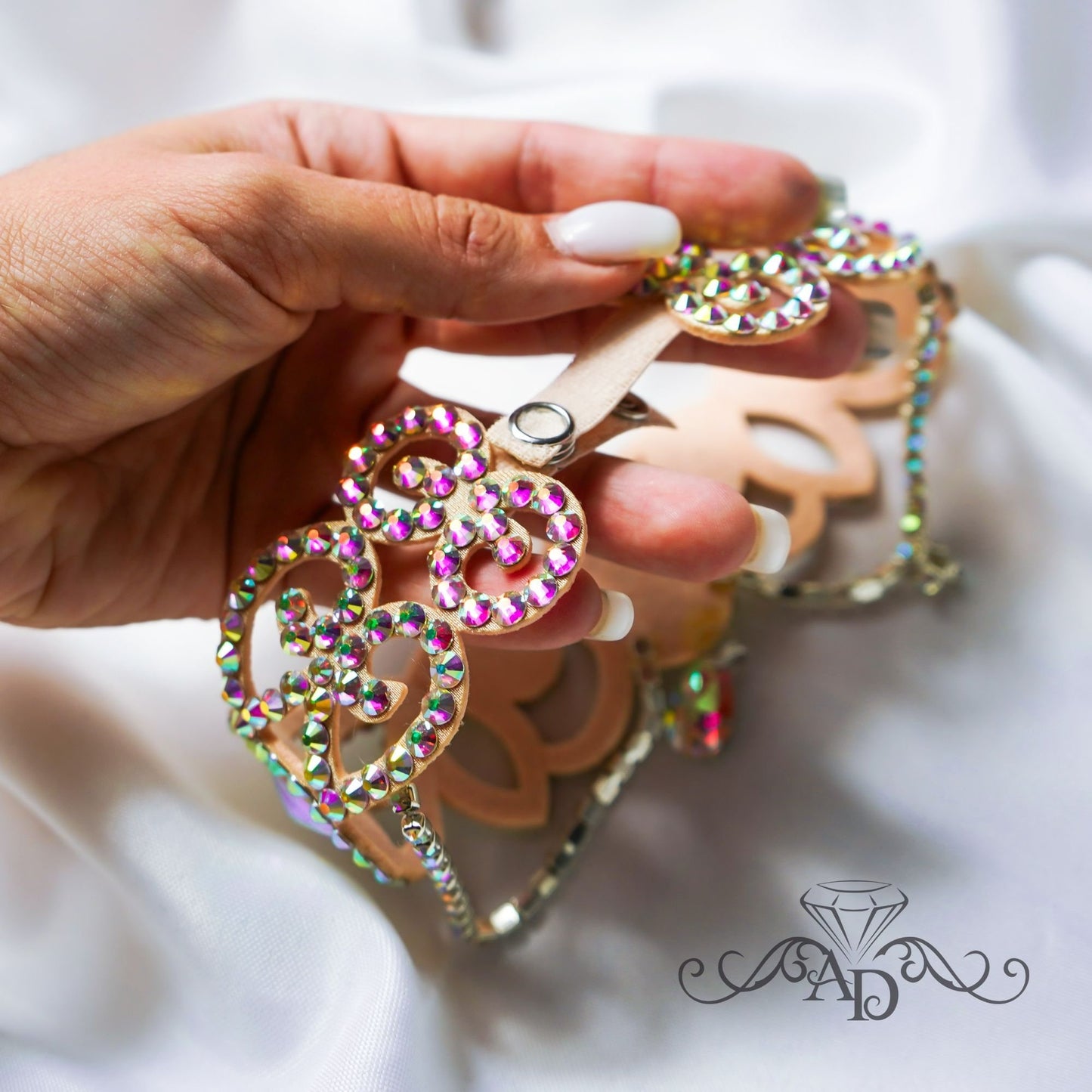 Handmade Rhinestone Choker - Hayal