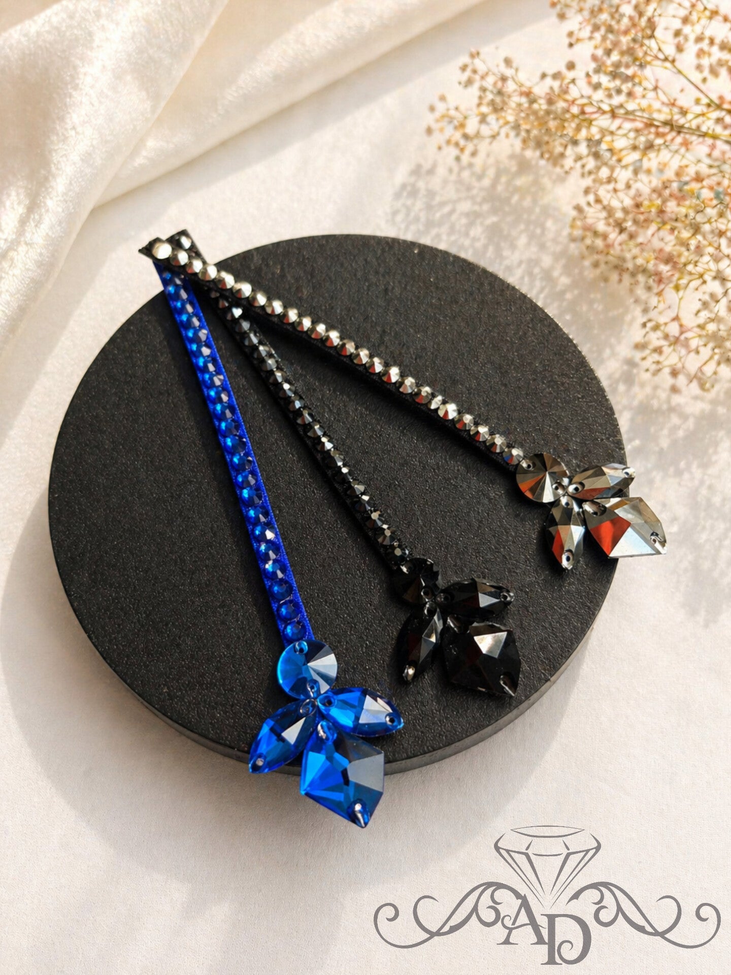 Custom Color Rhinestone Hair Accessory