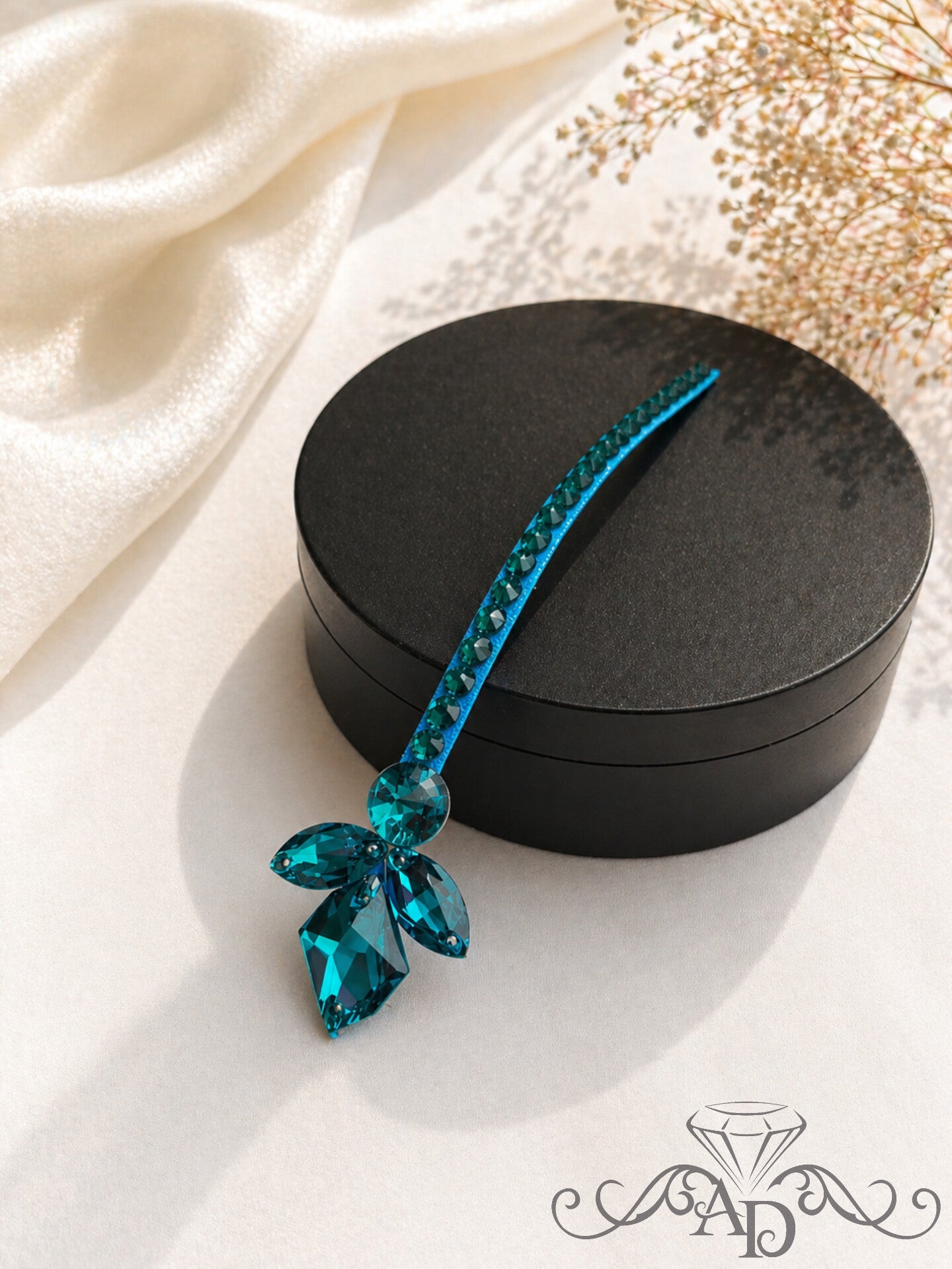 Custom Color Rhinestone Hair Accessory