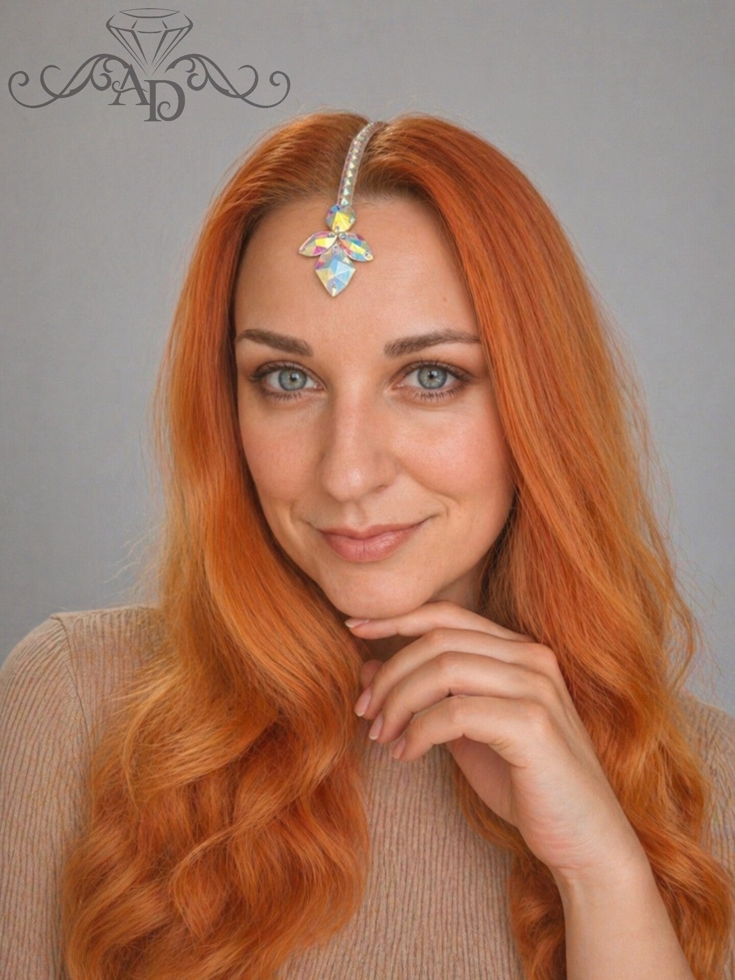 Custom Color Rhinestone Hair Accessory