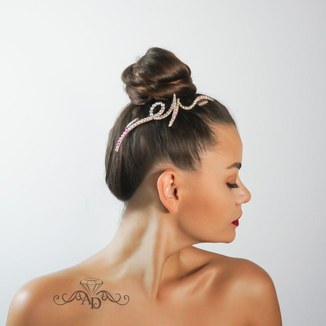 Secure Fit Rhinestone Hairpiece - Ivy