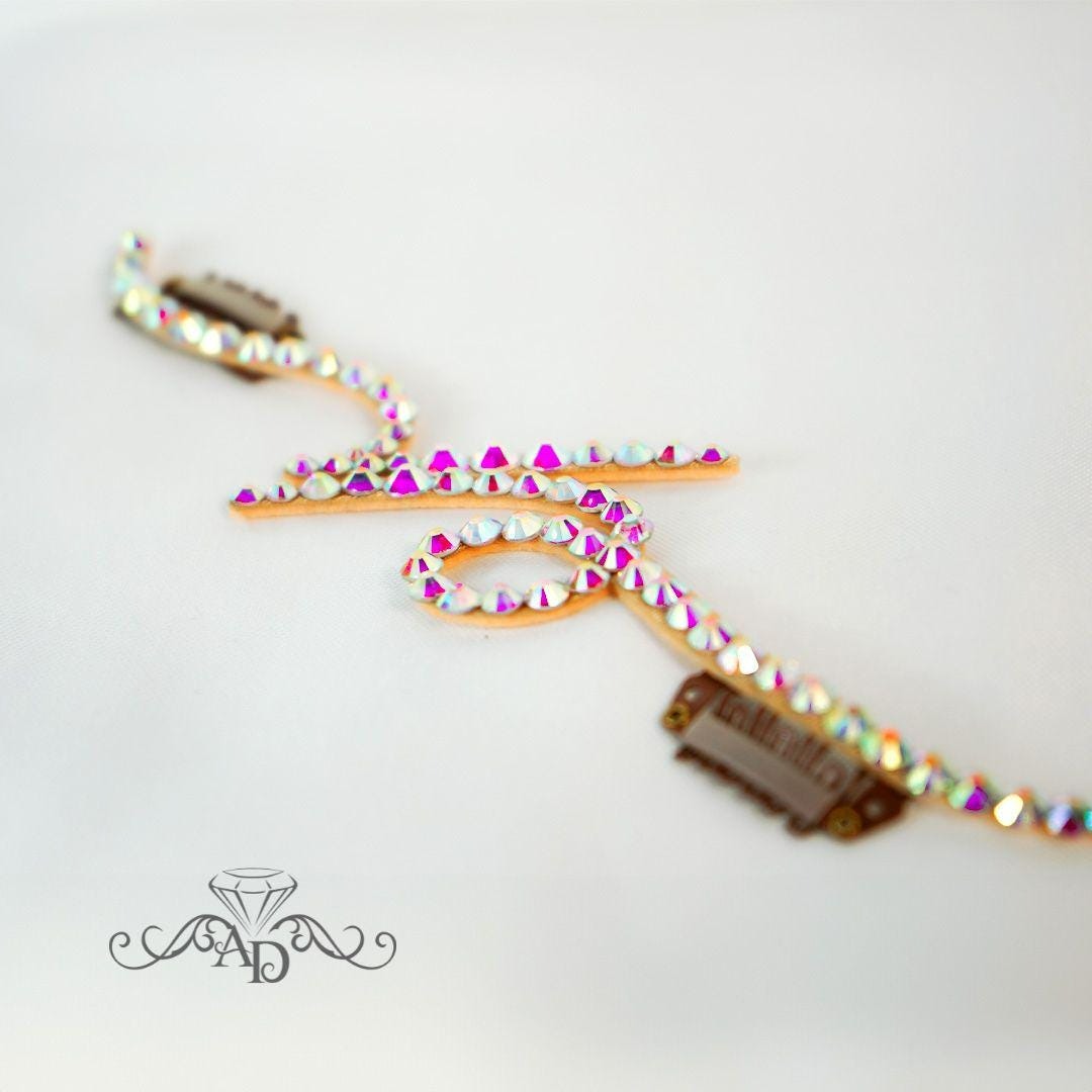 Secure Fit Rhinestone Hairpiece - Ivy