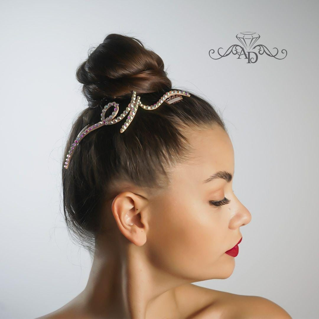 Secure Fit Rhinestone Hairpiece - Ivy