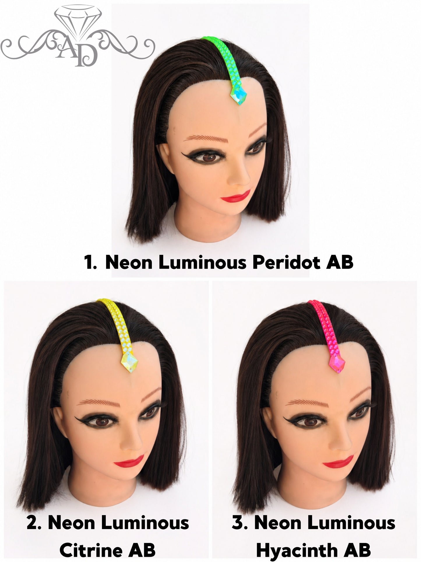 Rhythm Latin Headpice in Neon Color