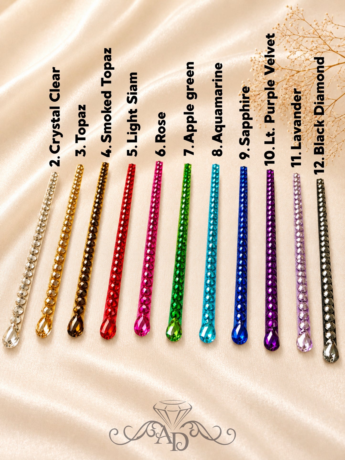 Ballroom Latin Hair Part - Multiple Colors Available
