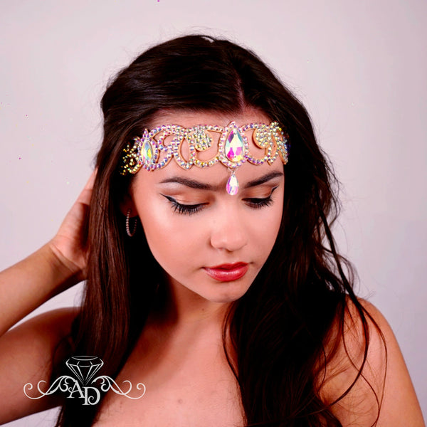 Crystal Rhinestone Forehead Jewelry - Hayal