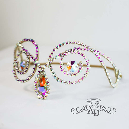 Sparkling Wire Tiara for Special Occasions - Bridget